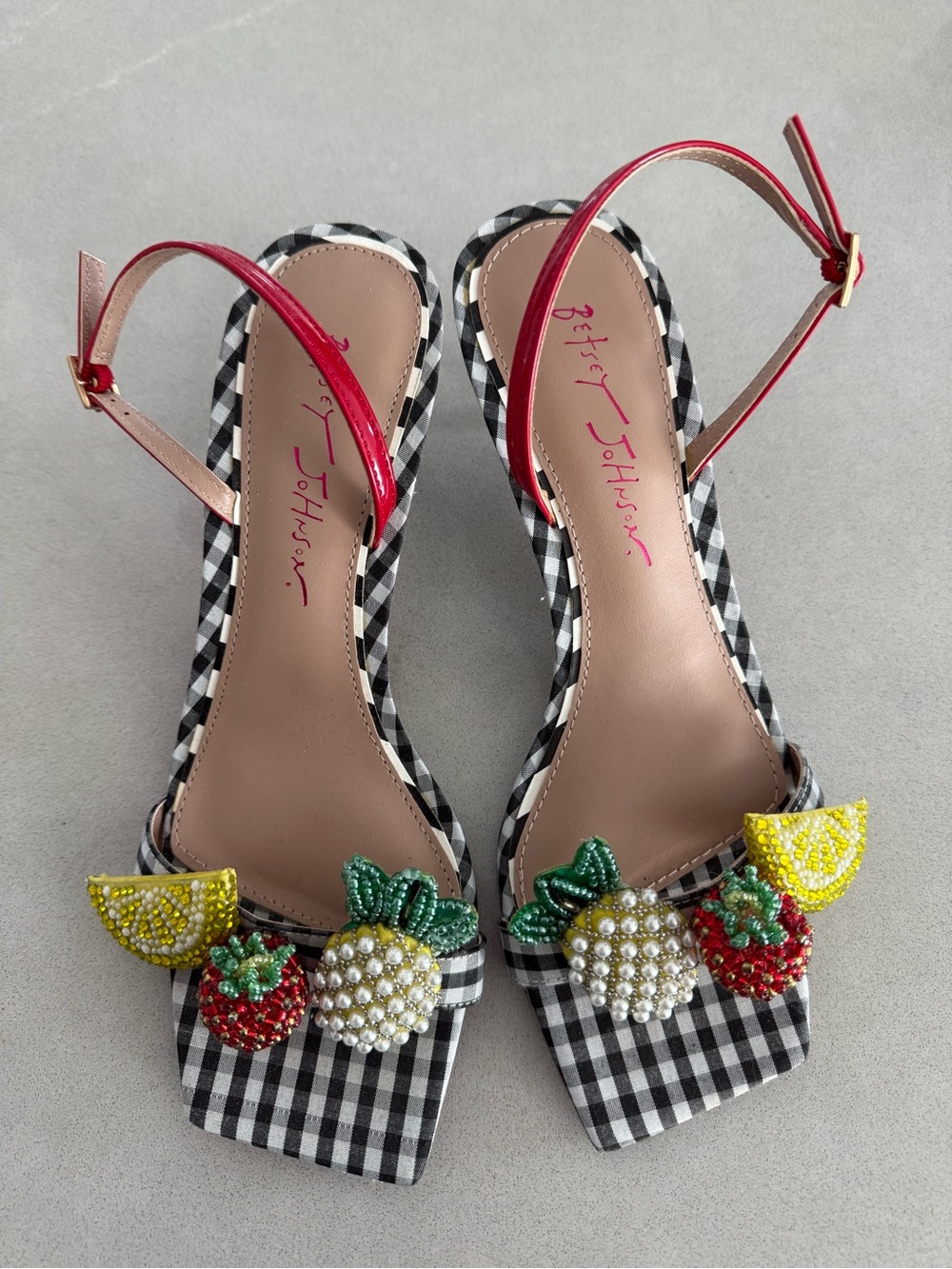 Betsey Johnson Fruit Heels - Picture 4 of 11